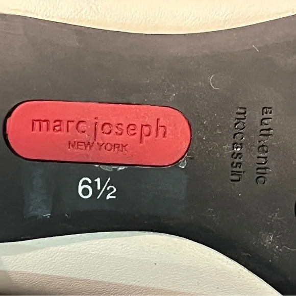 Marc Joseph Zebra Pattern Black and White Loafers - Picture 5 of 6